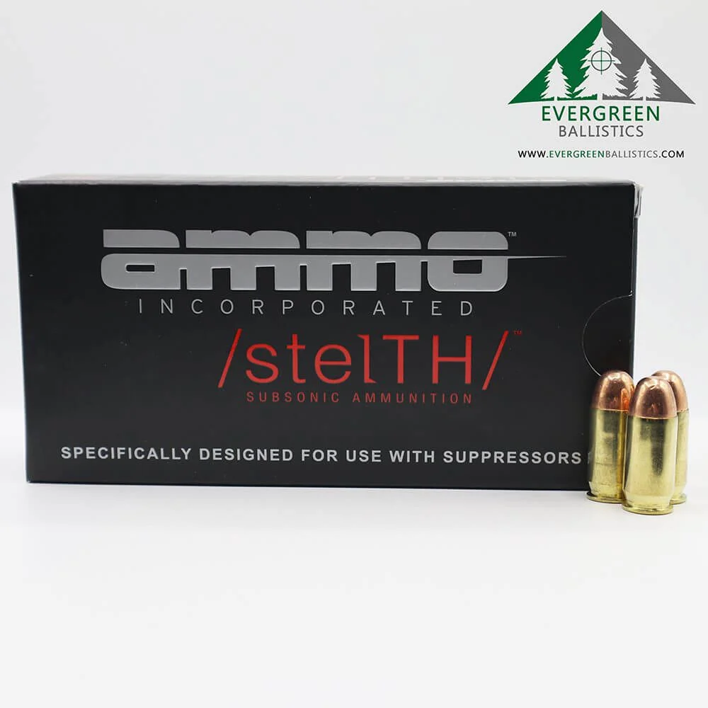 Ammo Inc 45 Auto Stelth Subsonic Ammo