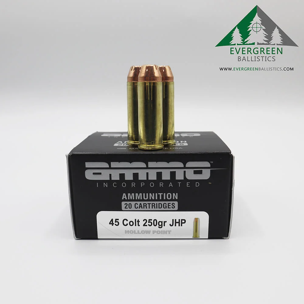 Ammo Inc 45 Colt 250 Gr JHP Ammo