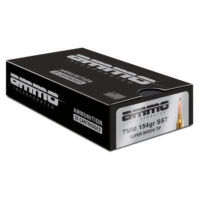 Ammo Inc 7mm Remington Magnum 154 GR SST Rifle Ammo