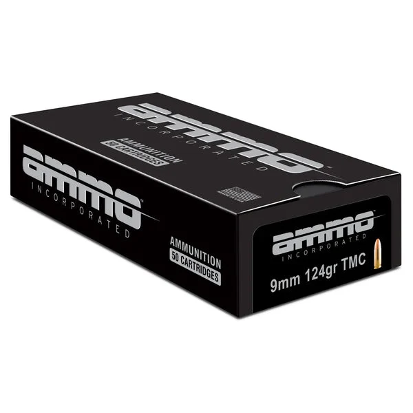 AMMO INC 9MM 124 GR TMC 50RD