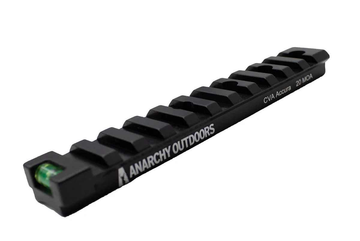 Anarchy Outdoors™ CVA Accura Scope Rail - 20 MOA Scope Rail w/ Bubble Level