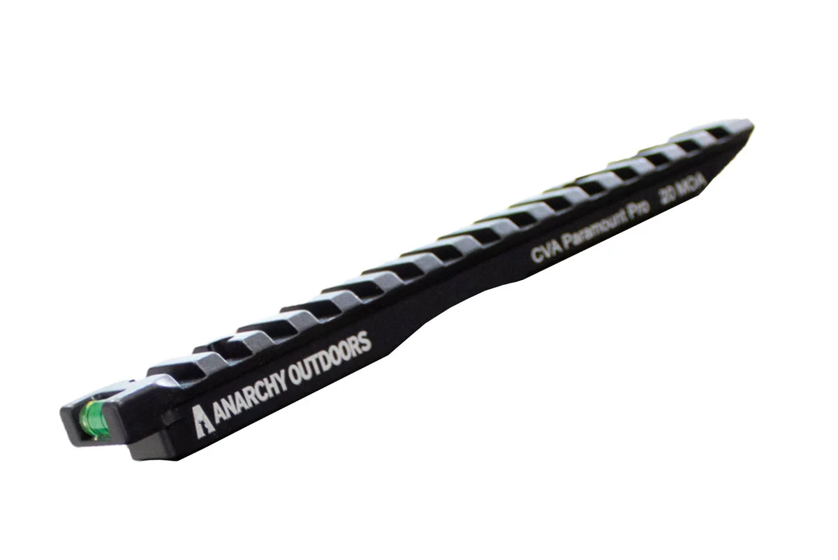 Anarchy Outdoors™ CVA Paramount Scope Rail - 20 MOA Scope Rail w/ Bubble Level
