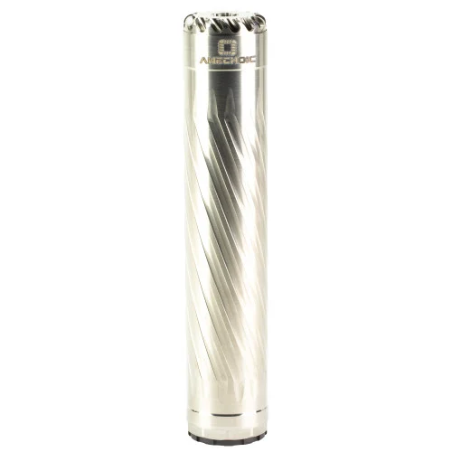 ANECHOIC 30L, Suppressor, 30 Caliber, Titanium Construction, Raw Titanium Finish, Silver, Includes 5/8X24 Direct Thread Mount