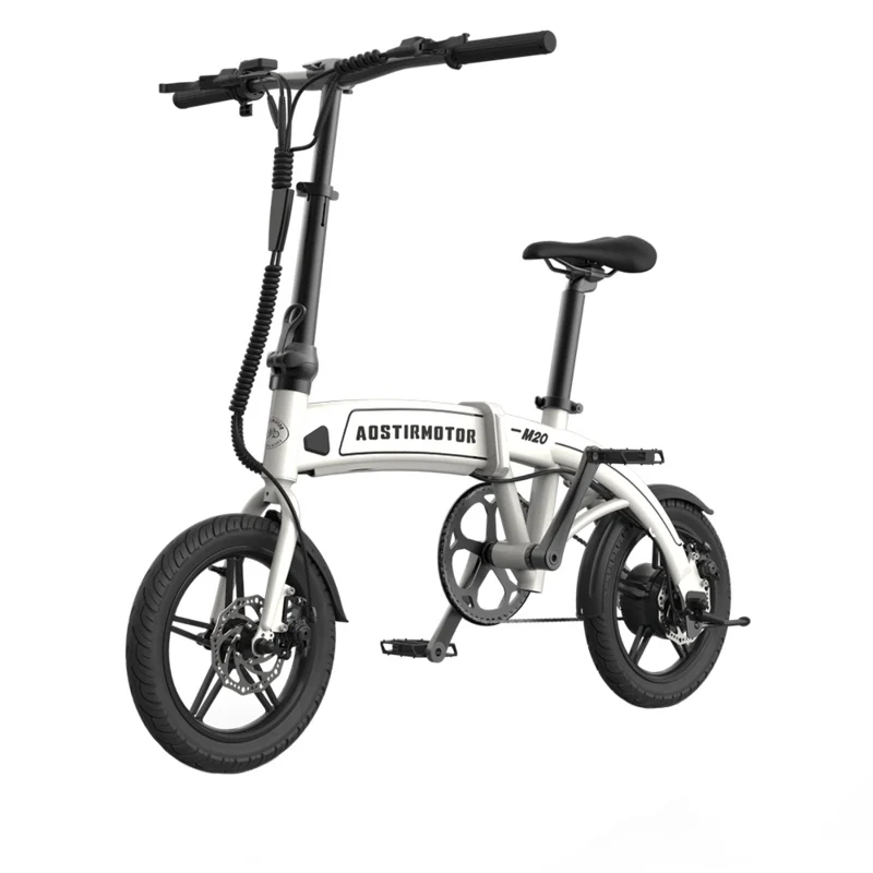 Aostirmotor Lightweight Folding Electric Bike M20 | Motor Power 500W | 300lbs Capacity