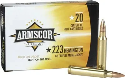 ARMSCOR 223 REM 62GR FMJ 20RD