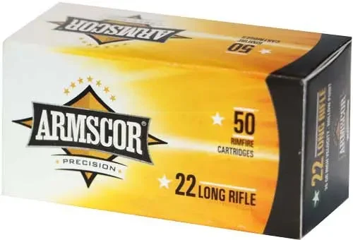 ARMSCOR 22LR 40GR LEAD SOLID POINT 50RD