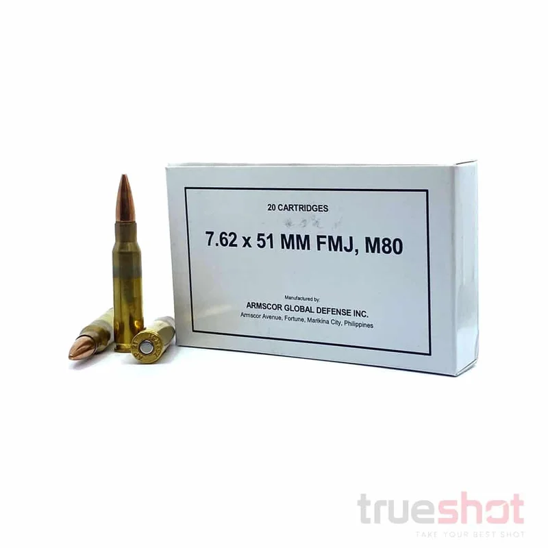 Armscor 7.62×51 147 Grain FMJ – High-Quality Ammunition
