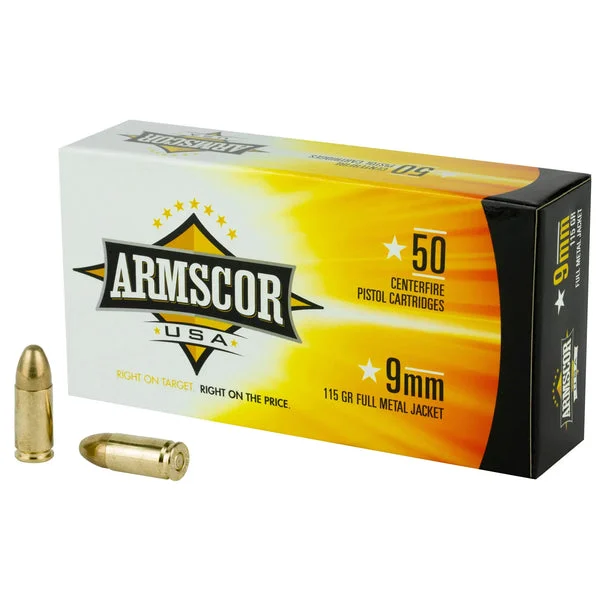 ARMSCOR 9MM 115GR FMJ 50RD