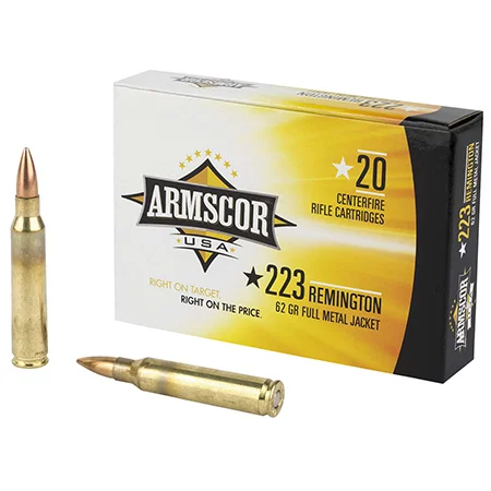 Armscor FAC2238N USA223Rem 62gr Full Metal Jacket 20 Per Box/50 Case