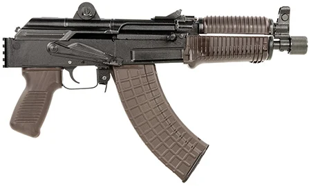 Arsenal SAM7K55P SAM7K7.62x39mm 30+1 8.50″ Black Steel Threaded Barrel, Polymer Handguards, Black Aluminum Forged & Milled Receiver, Mounted 1913 Picatinny Rail, Plum Polymer Grips