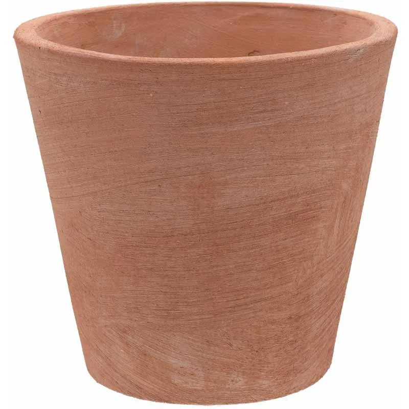 Artisinal Terracotta Modern Conical Pot 30cm H27cm (Conico Moderne)