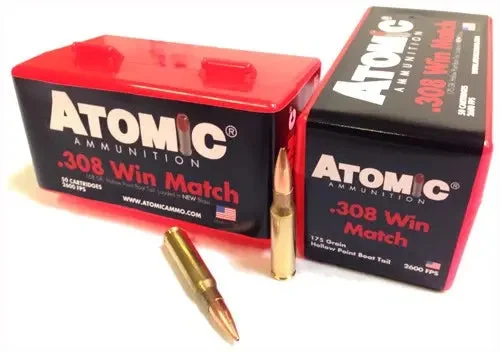 ATOMIC 308 WIN 175GR MATCH BTHP 50RD