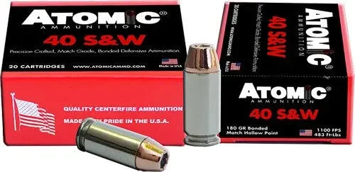 ATOMIC 40 SW 180GR BONDED JHP 20RD