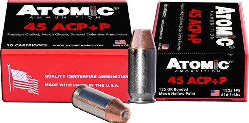 Atomic 458 =+P 185 Grain .45 ACP/Auto