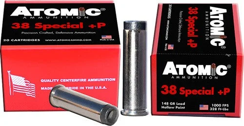 Atomic 462+P Lead148 Grain .38 Special