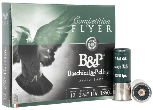 B&P Flyer Competition 12 Ga, 2.75", 1 1/4 oz, 7.5 Shot, 10rd Box