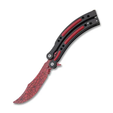 Balisong Trainer Crimson Web NTPBF10T