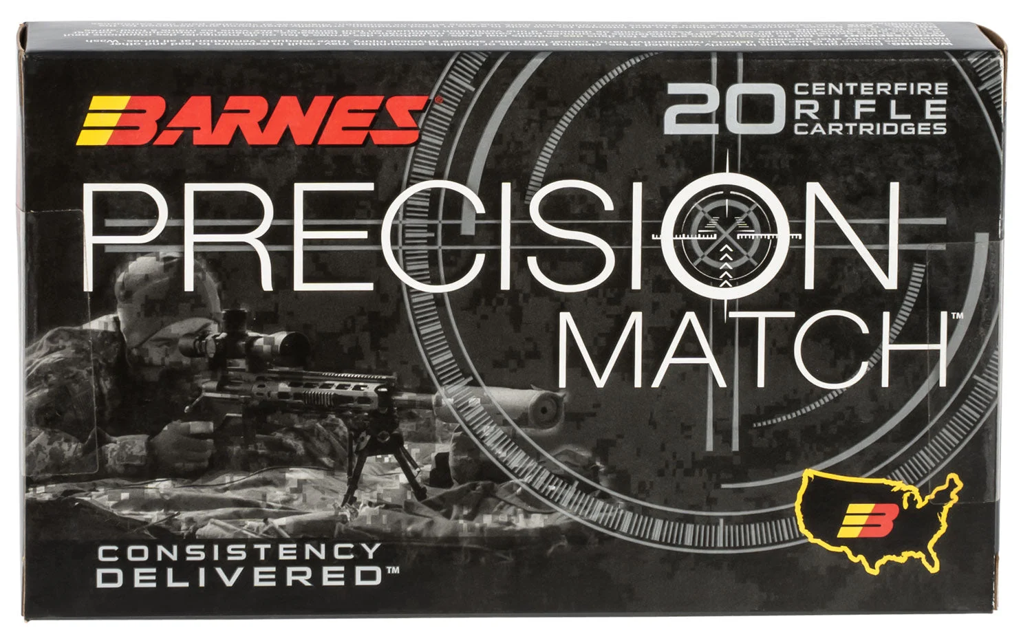 Barnes 30740 Precision Match Open Tip Match Boat Tail220 Grain .300 Winchester Mag