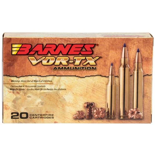 Barnes Bullets 21538 VOR-TX Rifle 300 Win Mag 180 gr Tipped TSX Boat Tail 20 Bx/ 10 Cs