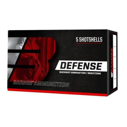 Barnes Defense Buckshot 12ga Ammo 2-3/4″ 9 plts #00