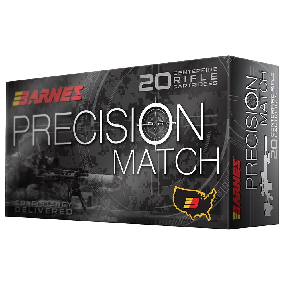 Barnes Precision Match .223 Rem OTM BT 55 gr – Match Ammo | 20 Rounds