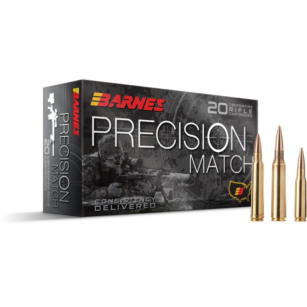 Barnes Precision Match .308 Win OTM 175 gr – Precision Ammo | 20 Rounds