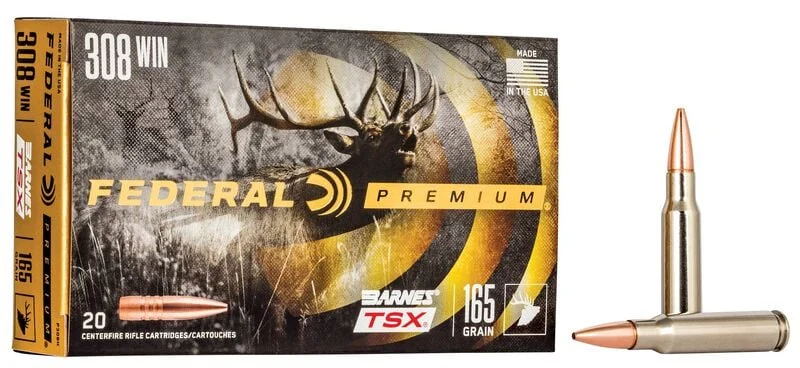 Barnes TSX .308 Win 165 gr – Lead-Free Precision Hunting Ammo