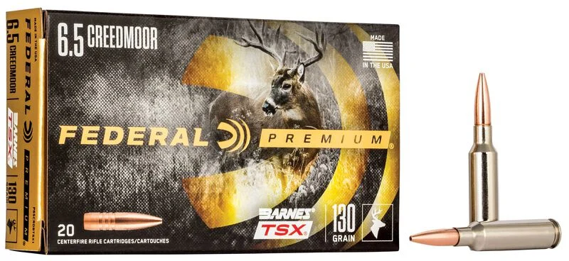 Barnes TSX 6.5 Creedmoor 130 gr – Lead-Free Hunting Ammo | 20 Rounds