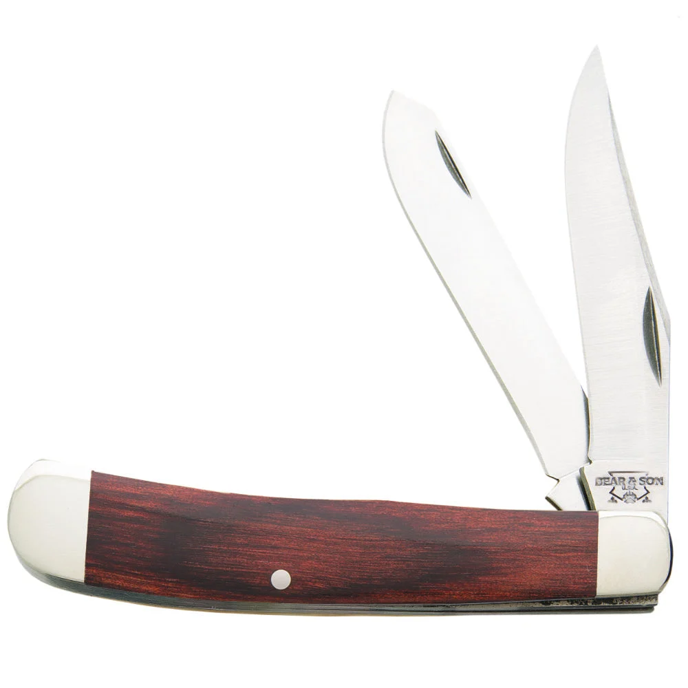 Bear and Son 254R Large Trapper Rosewood Slipjoint Knife