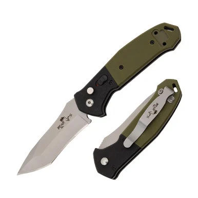Bear & Son Bear Ops Bold Action V Automatic Knife OD Green G-10