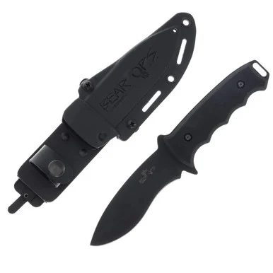 Bear & Son Constant 4.25" 1095 Drop Point Black G-10 BRC200B4B