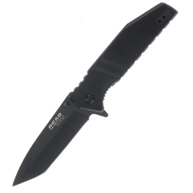Bear & Son Sideliner Linerlock Folding Knife Blackout Tanto/G-10 BR61503