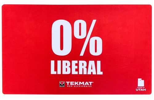 BECK TEK, LLC (TEKMAT) 42LIBERAL Zero Percent Liberal Door Mat 0% Liberal 25" x 42" Red