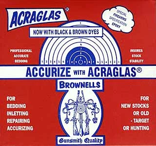 Bedding compound, Acraglas Epoxy Liquid, by Brownell's, non-flammable for export