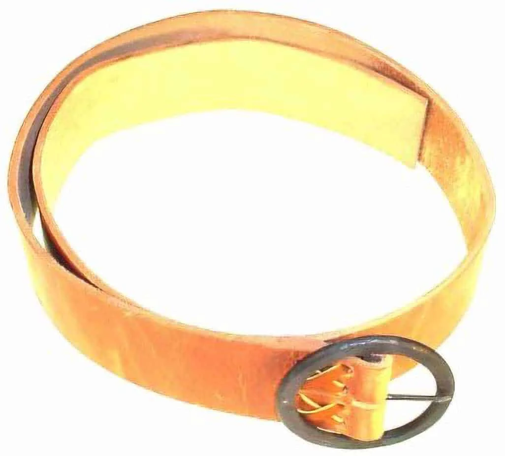 Belt – Round Buckle – 3in Wide – 52in Long