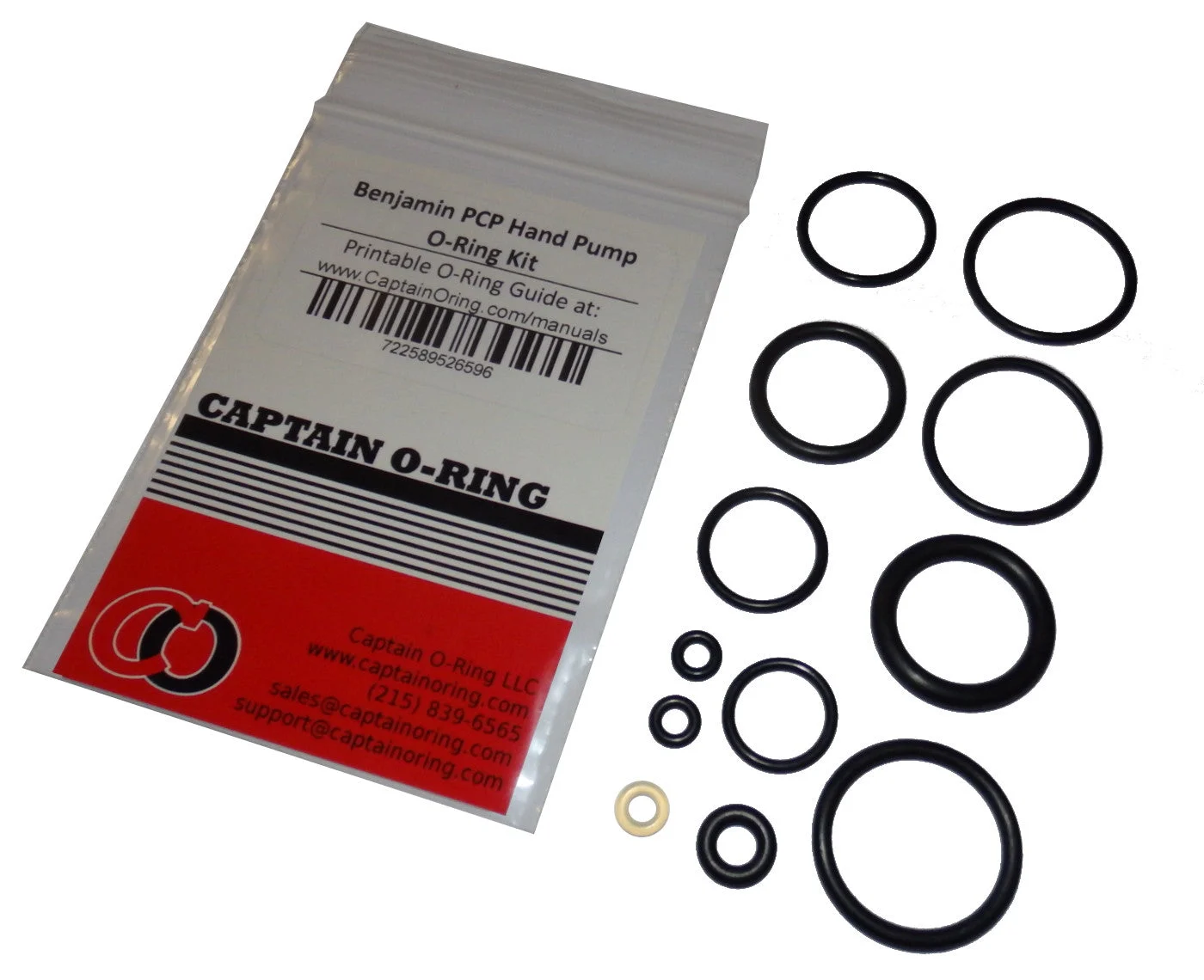 Benjamin & Air Force PCP Hand Pump O-Ring Rebuild Kit