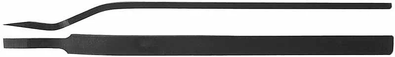 Bent inletting chisel,1/8" blade,forged in the U.S.A.