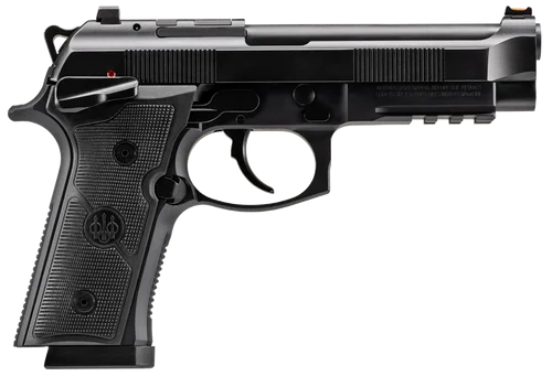 Beretta 92GTS 9mm, 4.7" Barrel, Black Cerakote, Optic Ready, 10rd