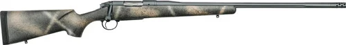 Bergara Premier Highlander 28 Nosler 26" Threaded Barrel, Sniper Gray Cerakote, Woodland Camo Grayboe Stock, 2rd