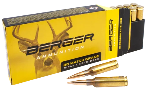 Berger Target Rifle 6.5 Creedmoor, 156gr, Hybrid, 20rd Box