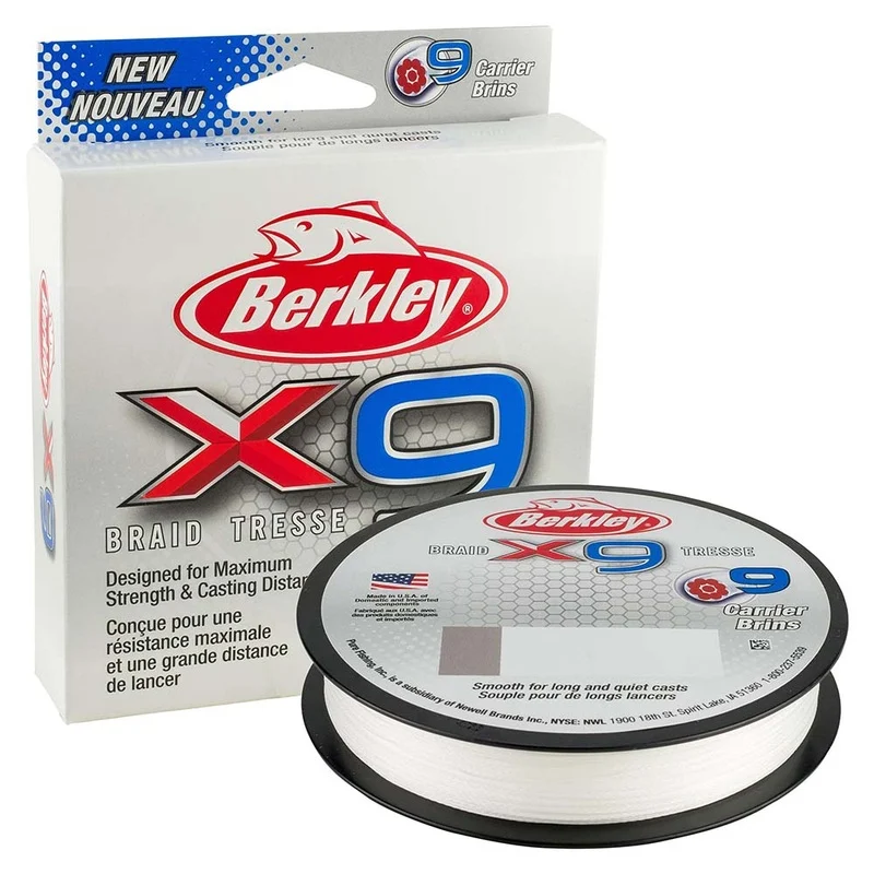 Berkley x9 Braid Crystal – 40lb – 164 yds – X9BFS40-CY [1486888]