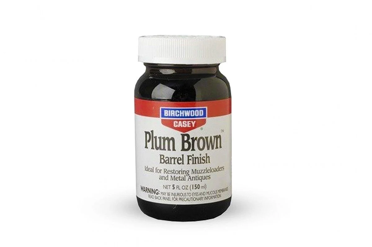 Birchwood Casey Plum Brown™ Barrel Finish - 5 oz Glass Bottle - 14130