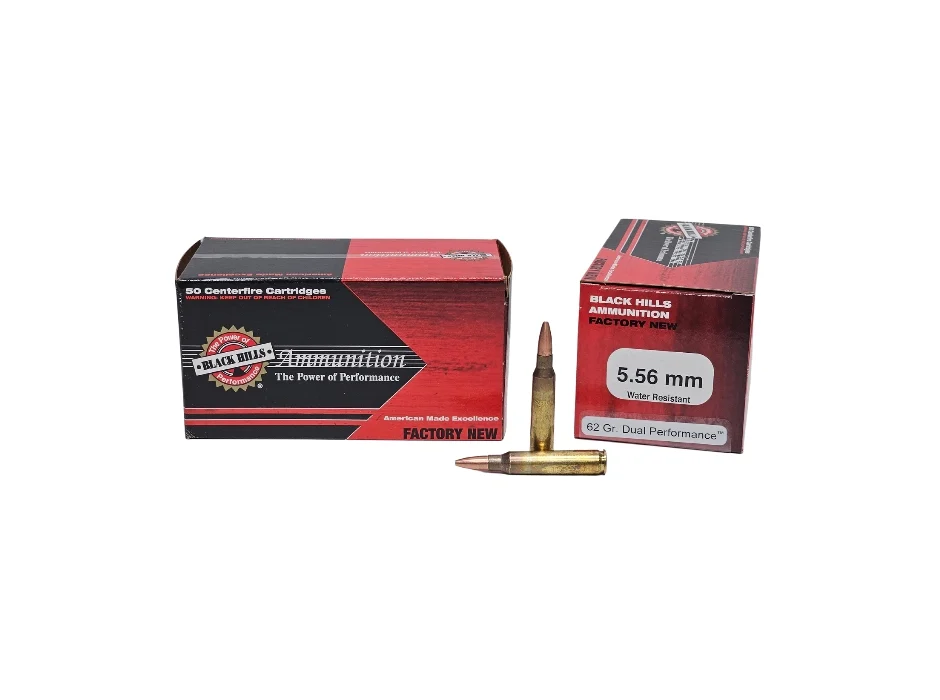 Black Hills 5.56x45mm Dual Performance 62 gr – Hunting & Tactical Ammo | 500 Rounds