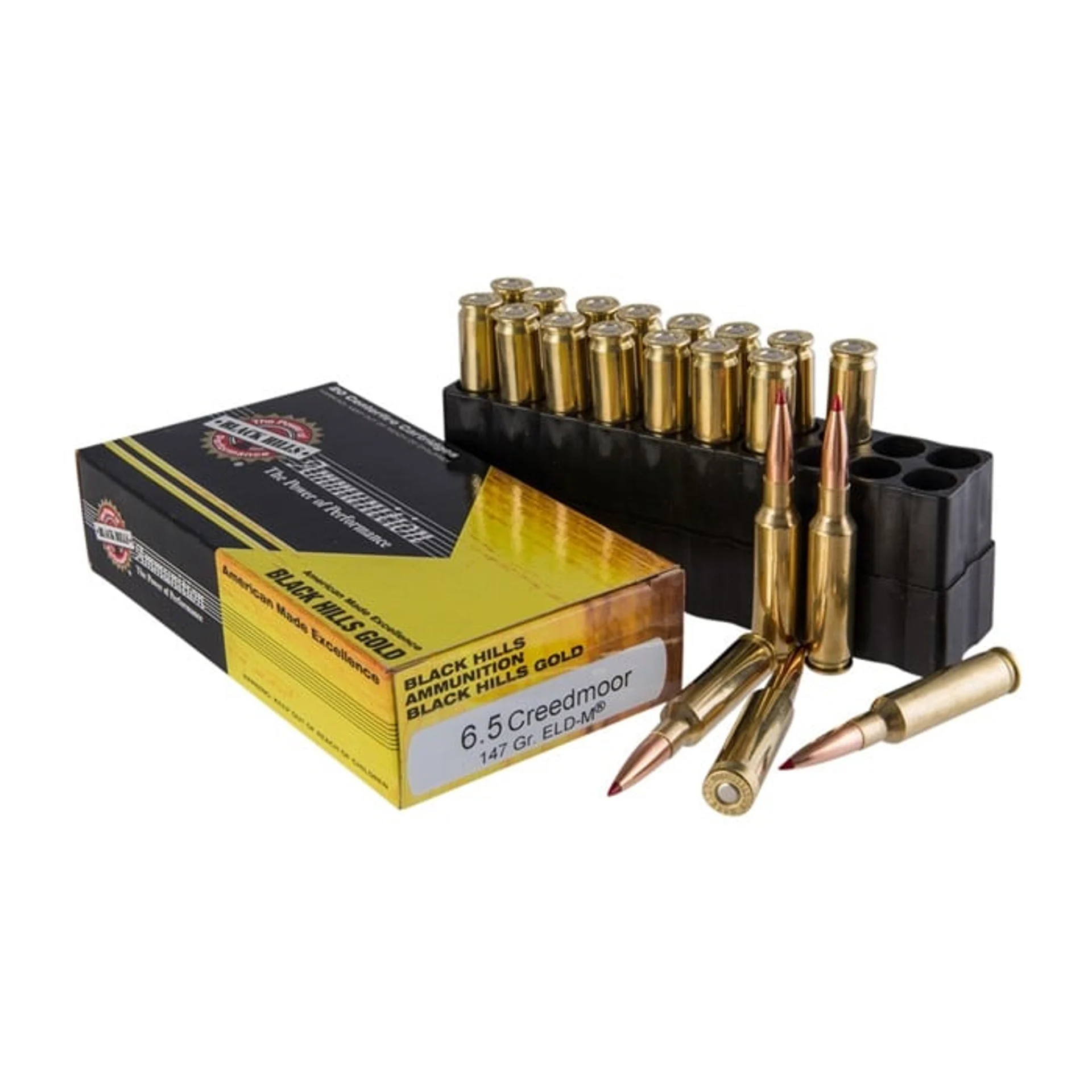 Black Hills Gold 6.5 Creedmoor ELD Match 147 Gr – Precision Ammo | 100 Rounds