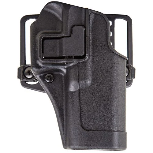 Blackhawk 410509BKR Serpa CQC OWB Size 09 Matte Black Polymer Belt Loop/Paddle Fits HK USP Compact/P2000 Right Hand