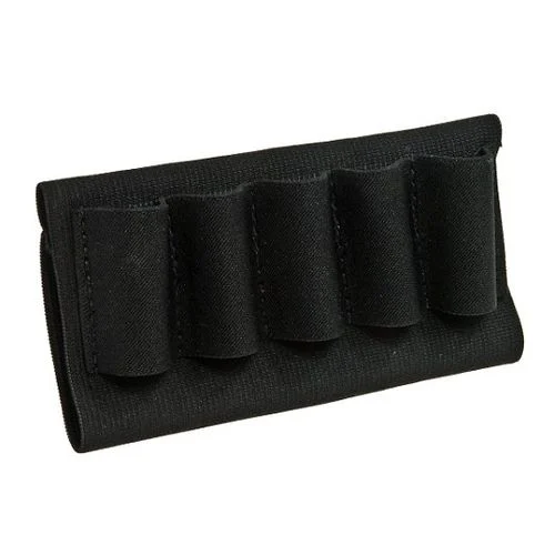 Blackhawk 74SH02BK Buttstock Shell Holder 5 Rounds Black Nylon