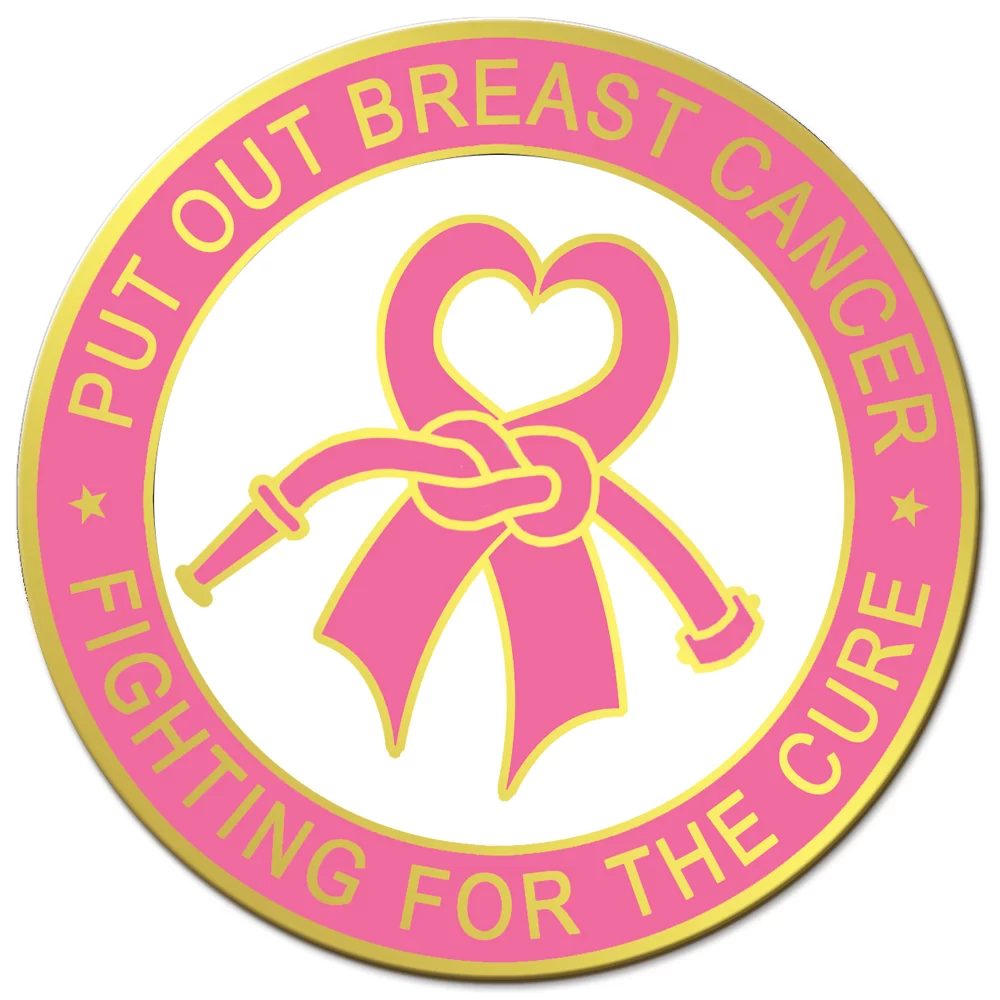 Blackinton 15/16″ Heart Ribbon Securely Knotted with Fire Hose