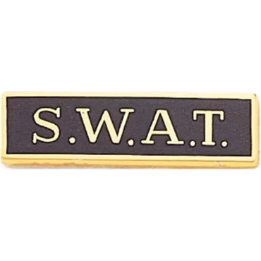 Blackinton S.W.A.T. Marksmanship Bar, Gold Plated