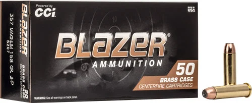 Blazer 5207 Brass Jacketed Hollow Point JHP 158 Grain .357 Magnum