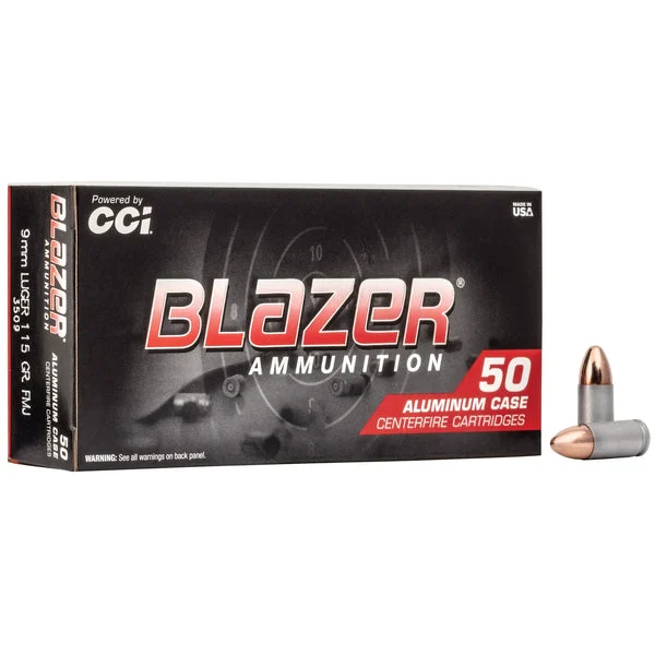 BLAZER 9MM 115GR FMJ 50RD